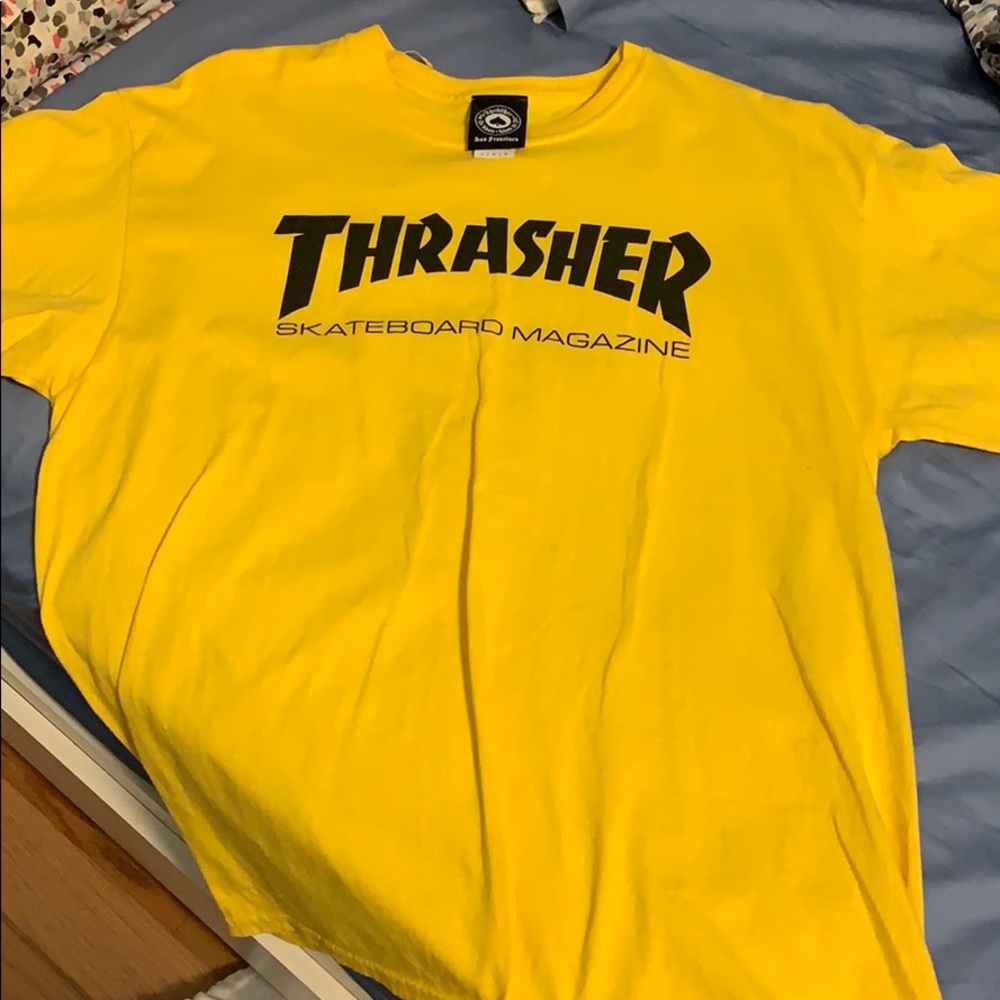 YELLOW THRASHER SHIRT